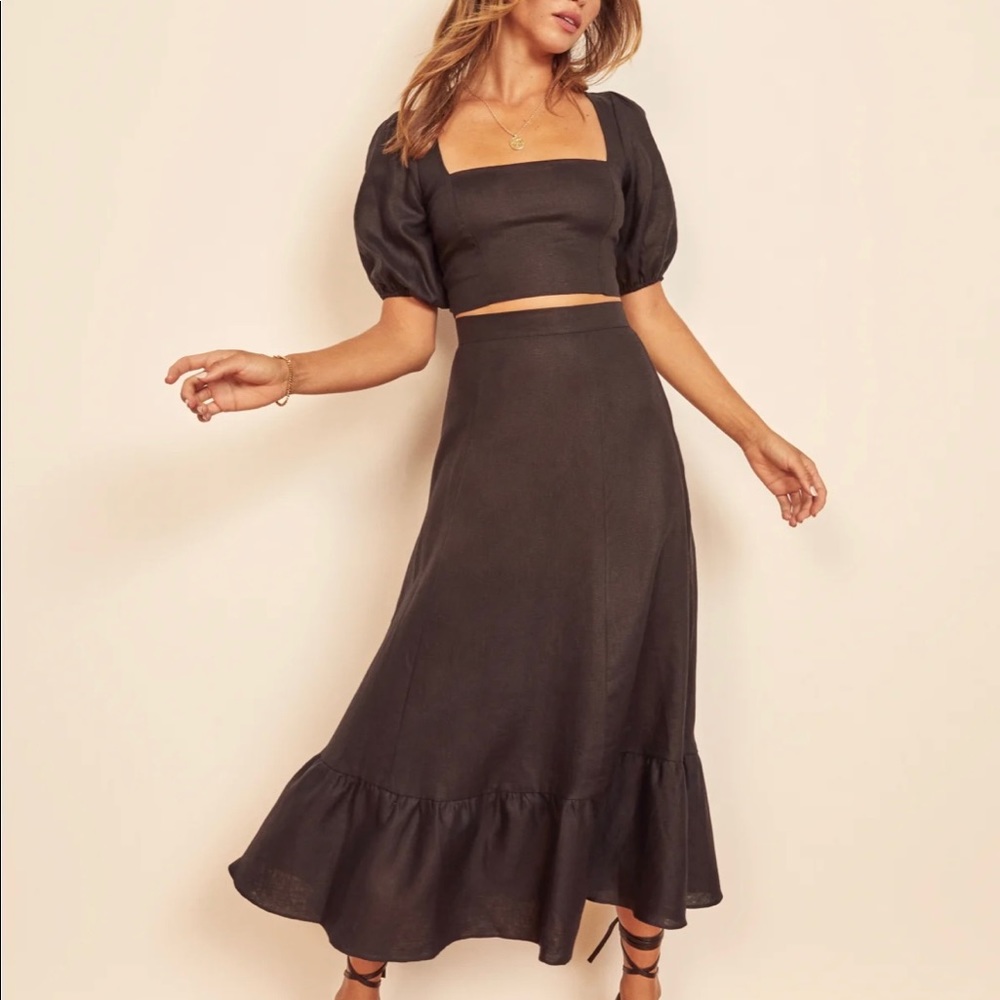 Reformation Yucca Linen Two Piece